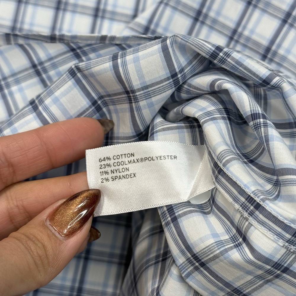 Duluth Trading Co Men's Plaid Short Sleeve Button Down Shirt 2XL Relaxed Fit - Picture 3 of 7